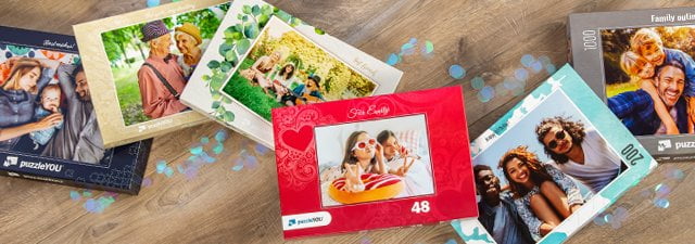Cutie de puzzle clasică  – culori și modele pentru orice ocazie