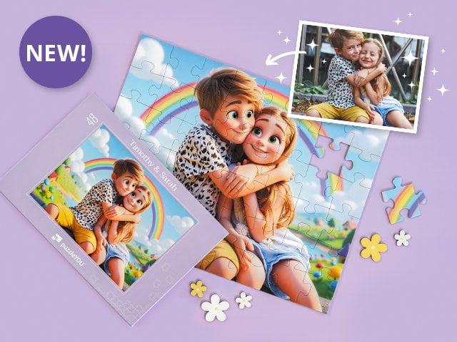 Puzzle personalizat AI Art